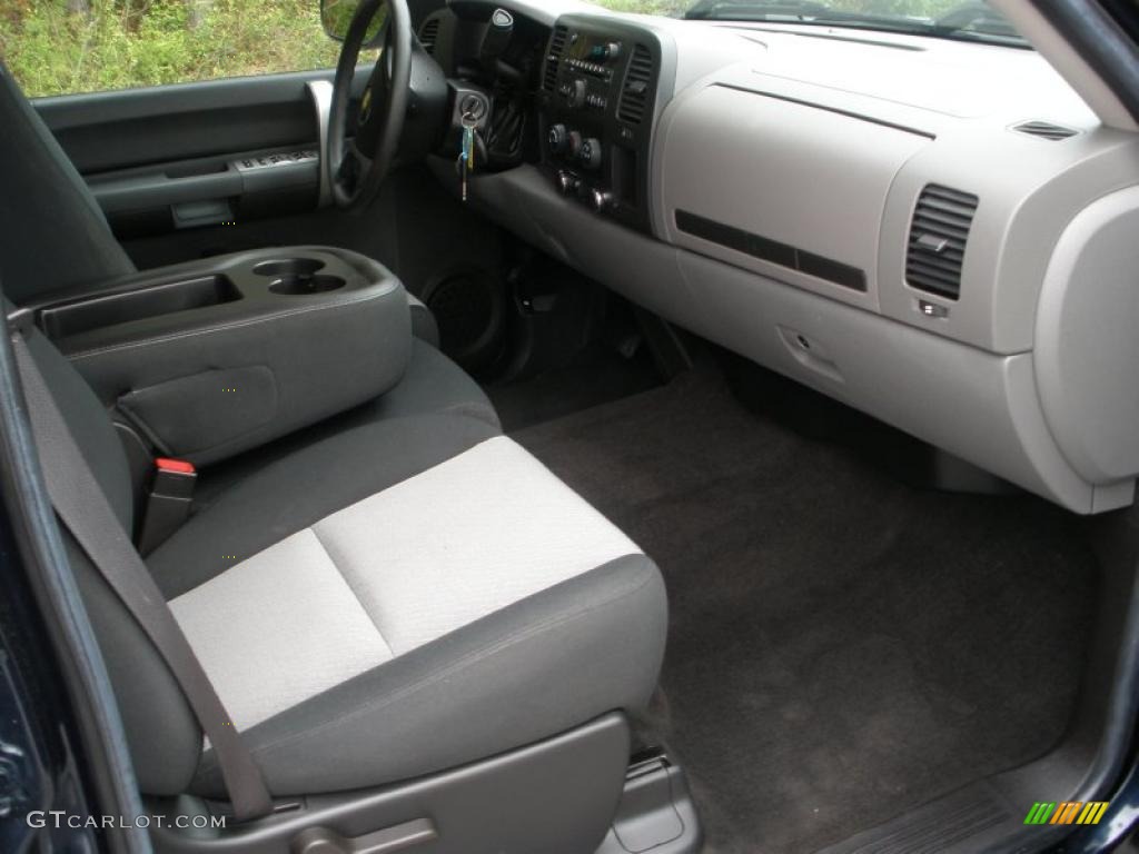 2007 Silverado 1500 LT Crew Cab - Dark Blue Metallic / Ebony Black photo #17