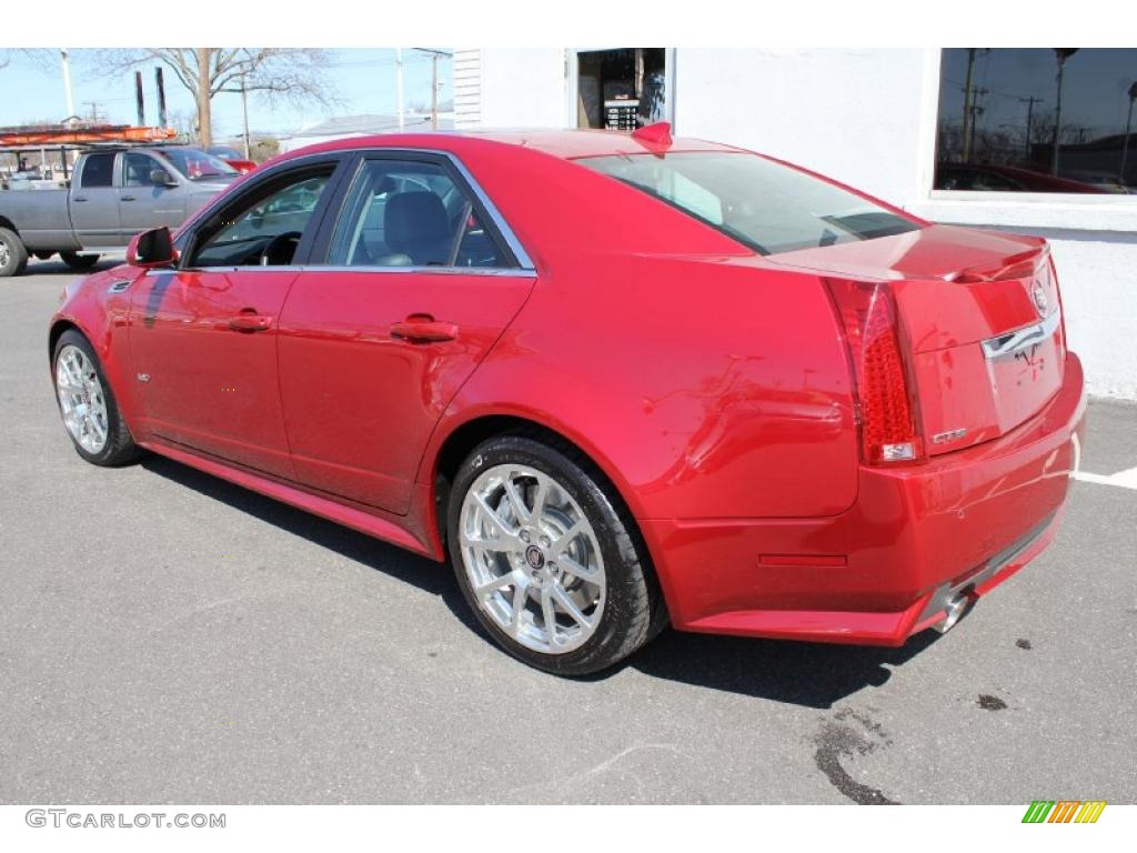 Crystal Red Tintcoat 2010 Cadillac CTS -V Sedan Exterior Photo #47274308