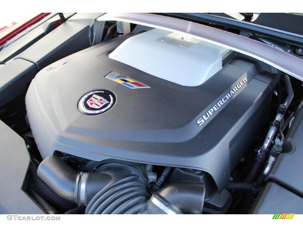 2010 Cadillac CTS -V Sedan 6.2 Liter Supercharged OHV 16-Valve LSA V8 Engine Photo #47274386