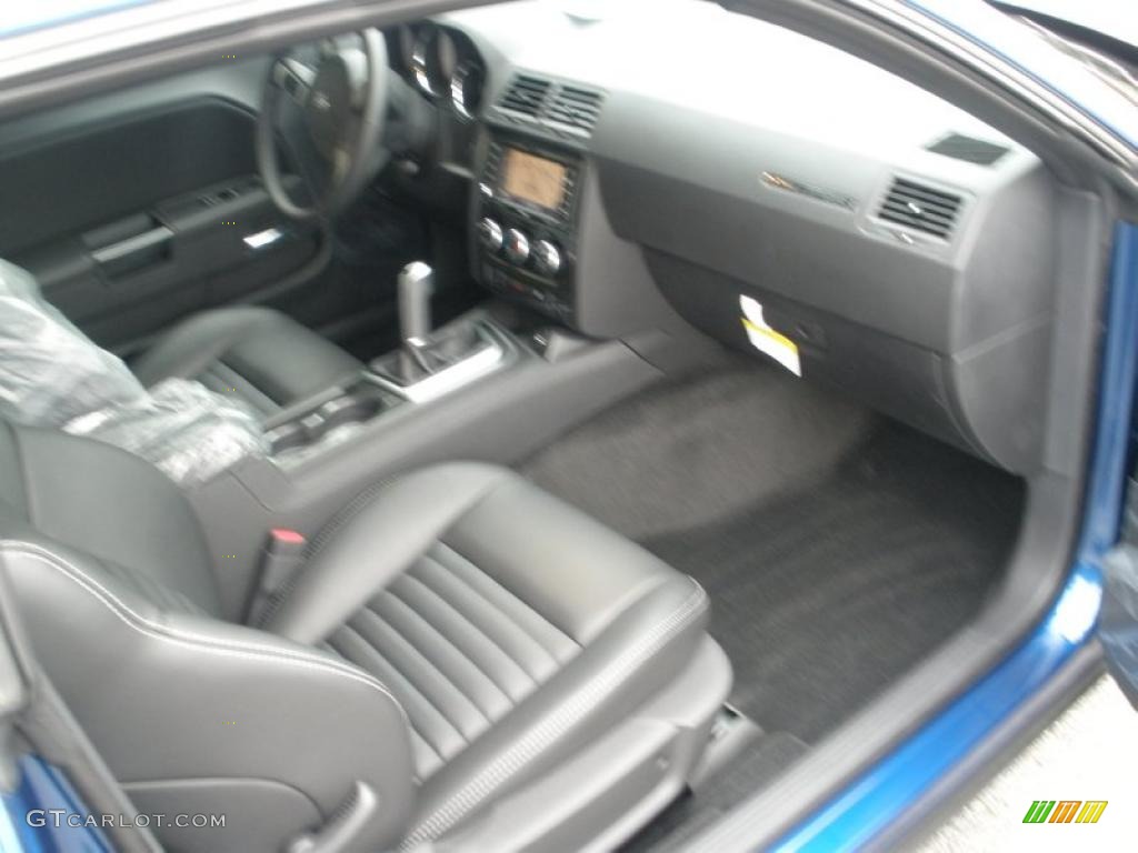 2009 Challenger R/T - Deep Water Blue Pearl Coat / Dark Slate Gray photo #16