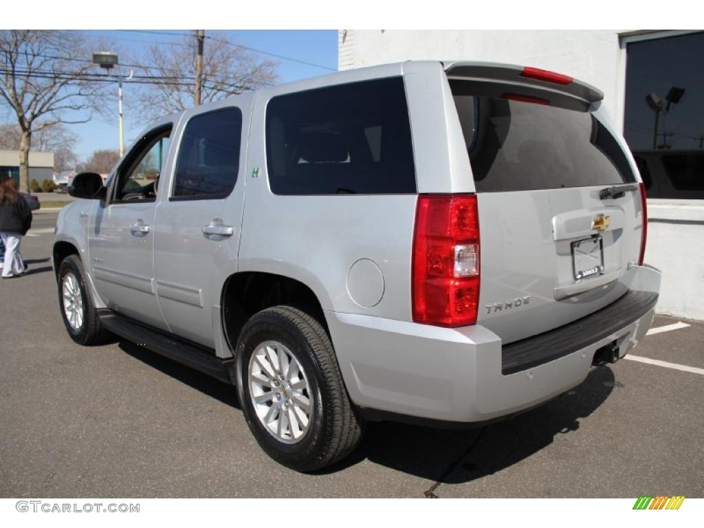 Sheer Silver Metallic 2010 Chevrolet Tahoe Hybrid 4x4 Exterior Photo #47274851