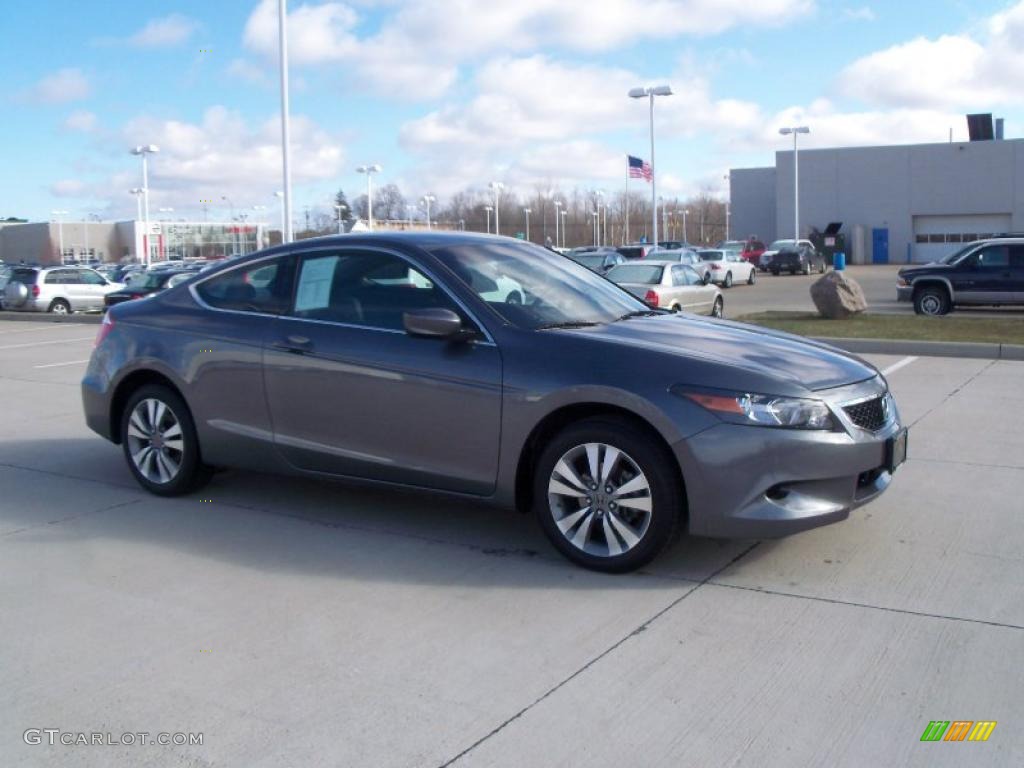 2008 Accord LX-S Coupe - Polished Metal Metallic / Black photo #1