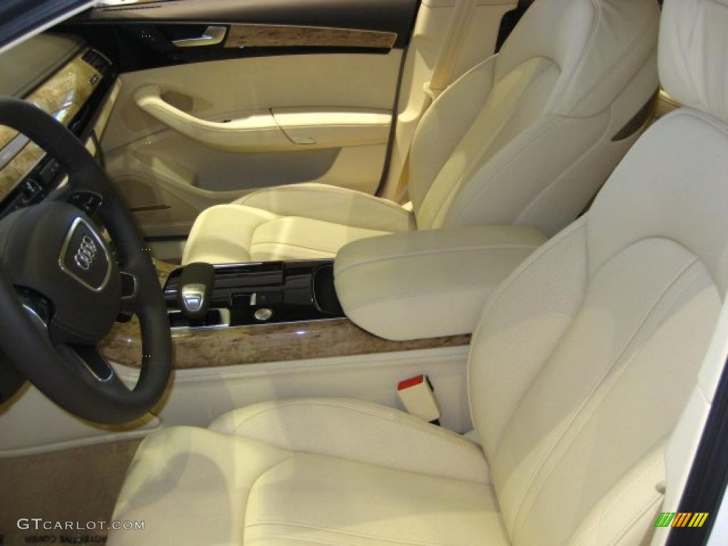 Velvet Beige Interior 2011 Audi A8 L 4.2 FSI quattro Photo #47275811