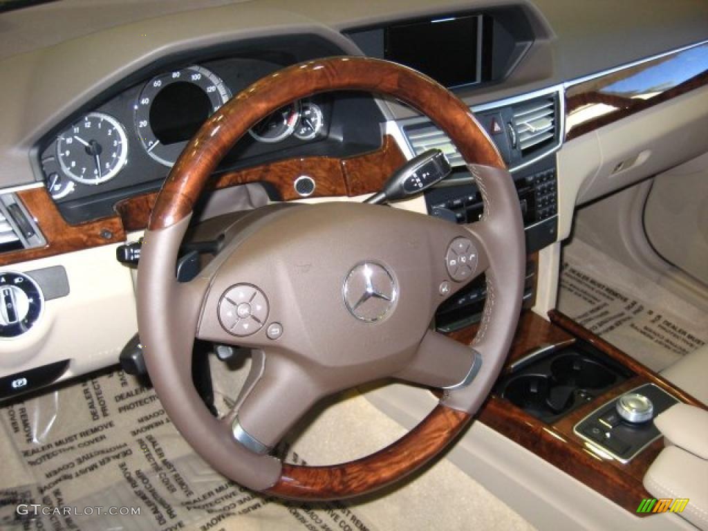 Almond/Mocha Interior 2011 Mercedes-Benz E 350 4Matic Wagon Photo #47275889