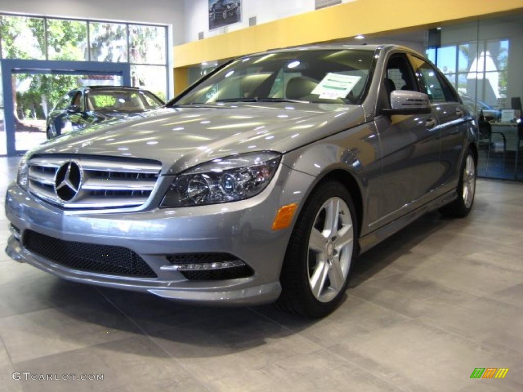 2011 C 300 Sport - Palladium Silver Metallic / Black photo #1