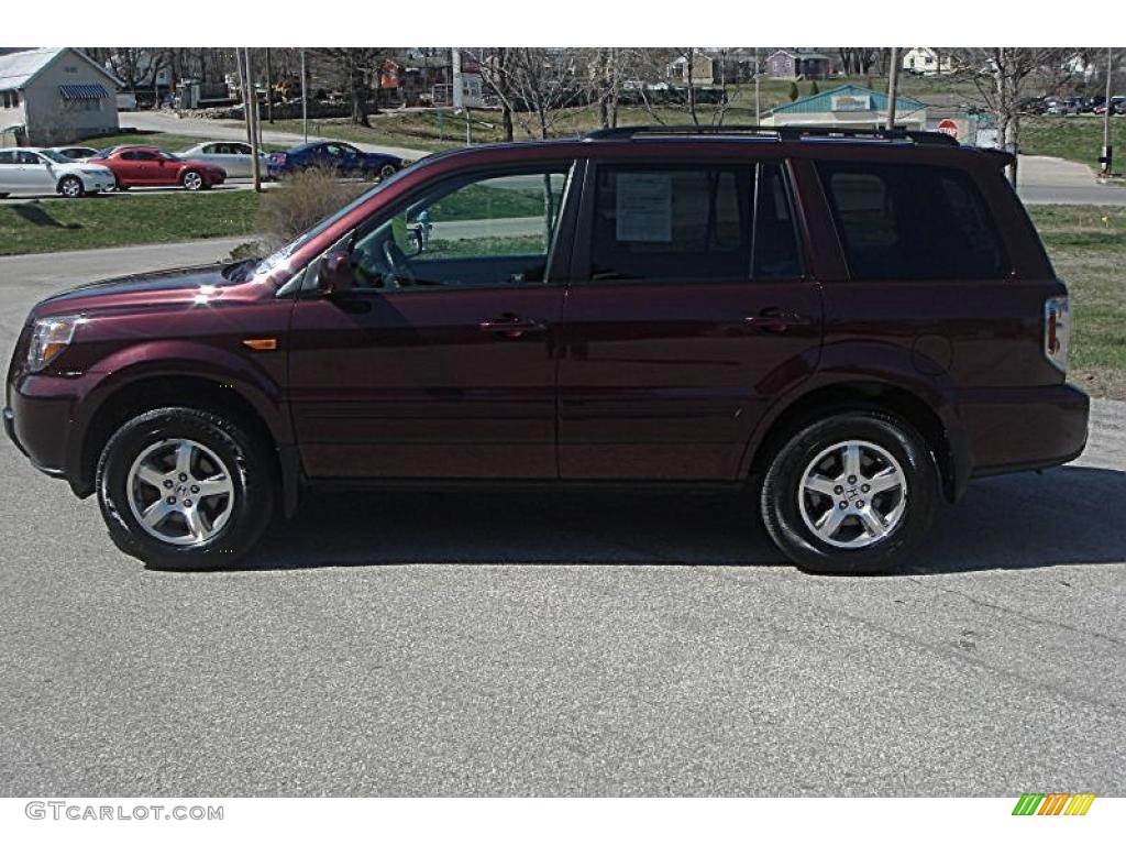 2008 Pilot Special Edition 4WD - Dark Cherry Pearl / Gray photo #1