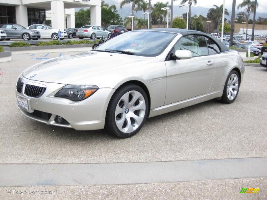 2006 6 Series 650i Convertible - Mineral Silver Metallic / Cream Beige photo #1