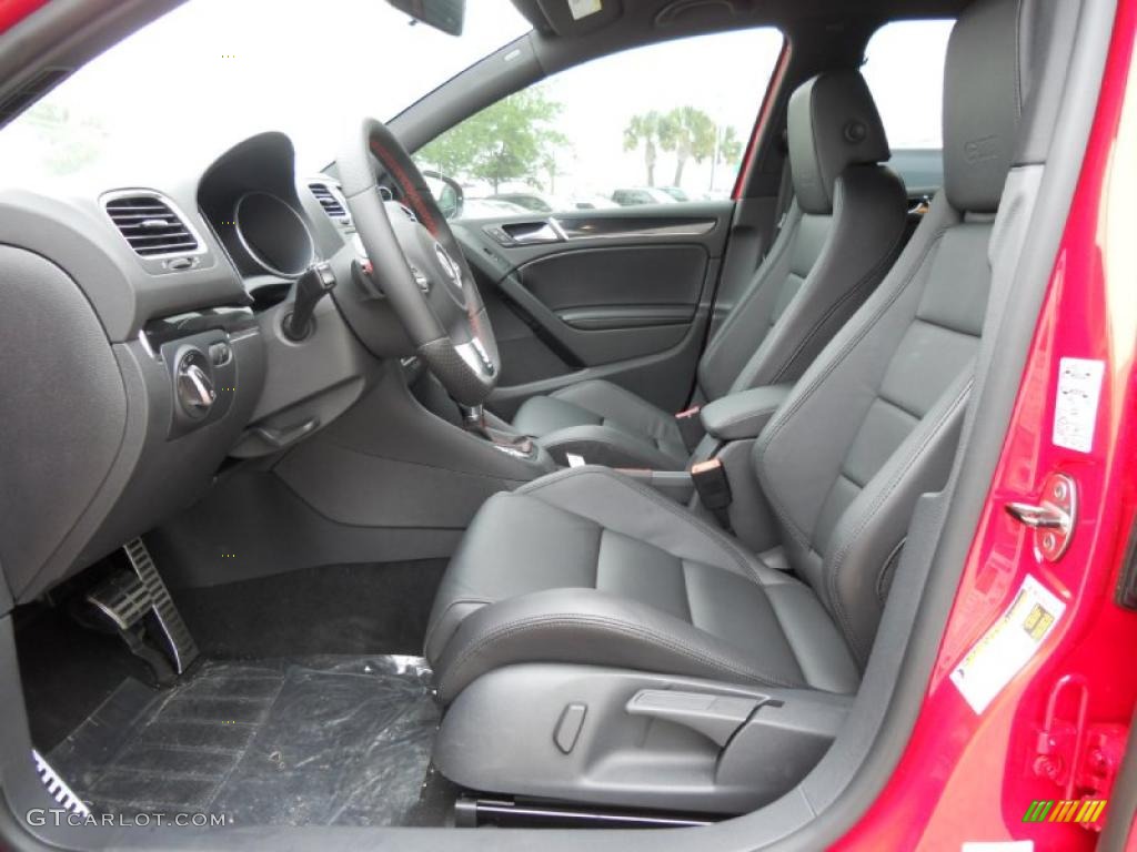 Titan Black Interior 2011 Volkswagen GTI 4 Door Autobahn Edition Photo #47276864