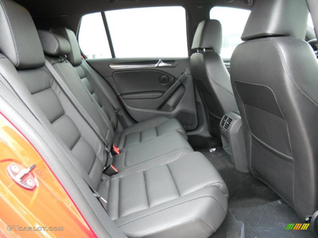 Titan Black Interior 2011 Volkswagen GTI 4 Door Autobahn Edition Photo #47276915