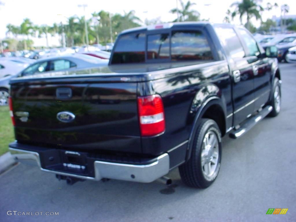 2006 F150 Lariat SuperCrew - Black / Black photo #3