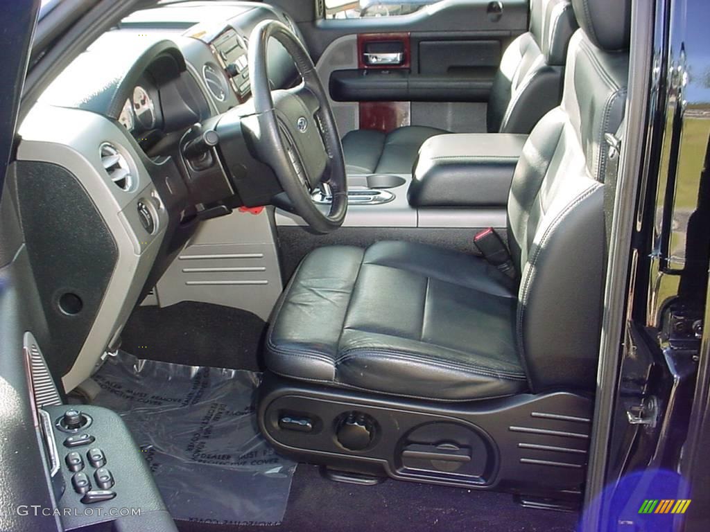 2006 F150 Lariat SuperCrew - Black / Black photo #10