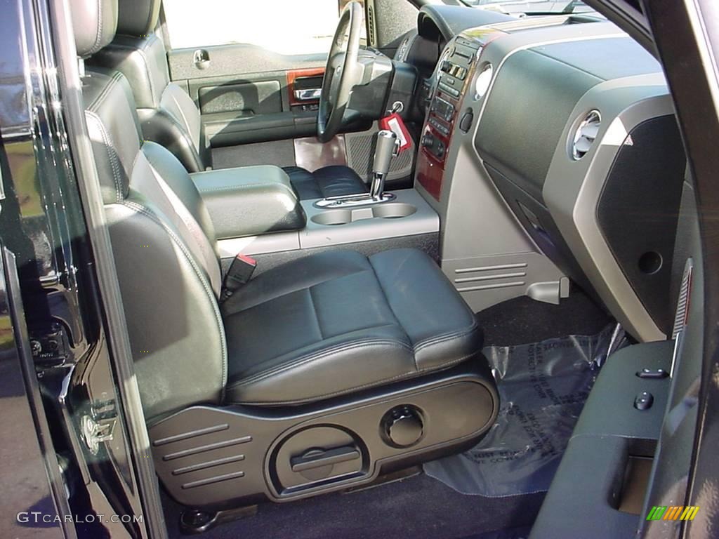 2006 F150 Lariat SuperCrew - Black / Black photo #11