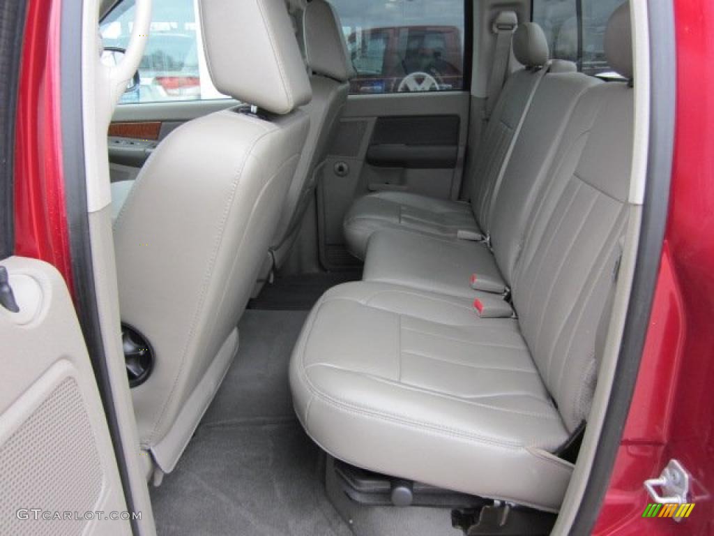 2007 Ram 1500 Laramie Quad Cab 4x4 - Inferno Red Crystal Pearl / Medium Slate Gray photo #18