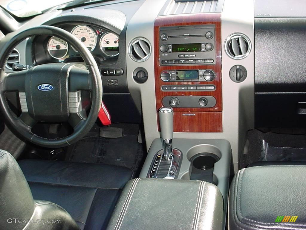 2006 F150 Lariat SuperCrew - Black / Black photo #14