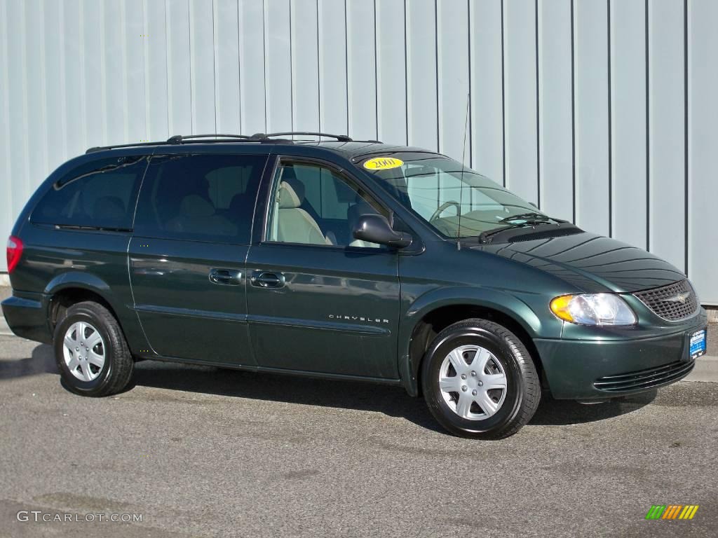 2001 Town & Country LX - Shale Green Metallic / Taupe photo #1