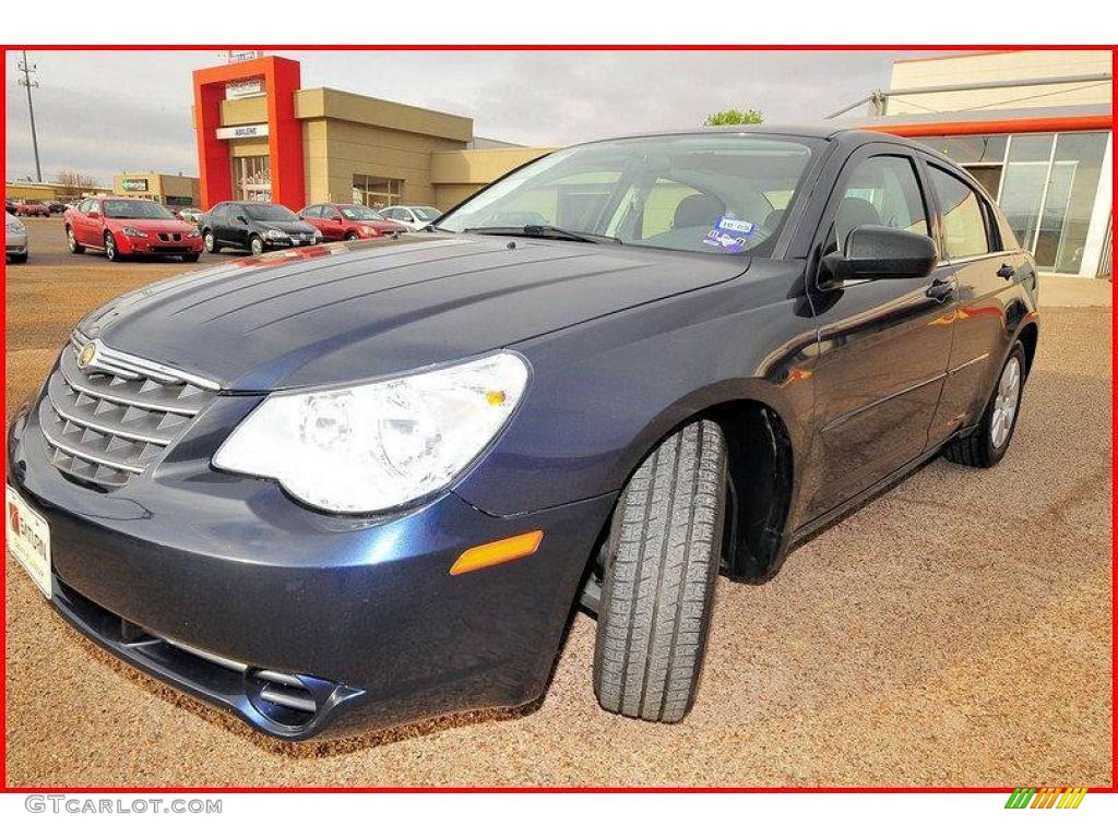 2008 Sebring LX Sedan - Modern Blue Pearl / Dark Slate Gray/Light Slate Gray photo #1