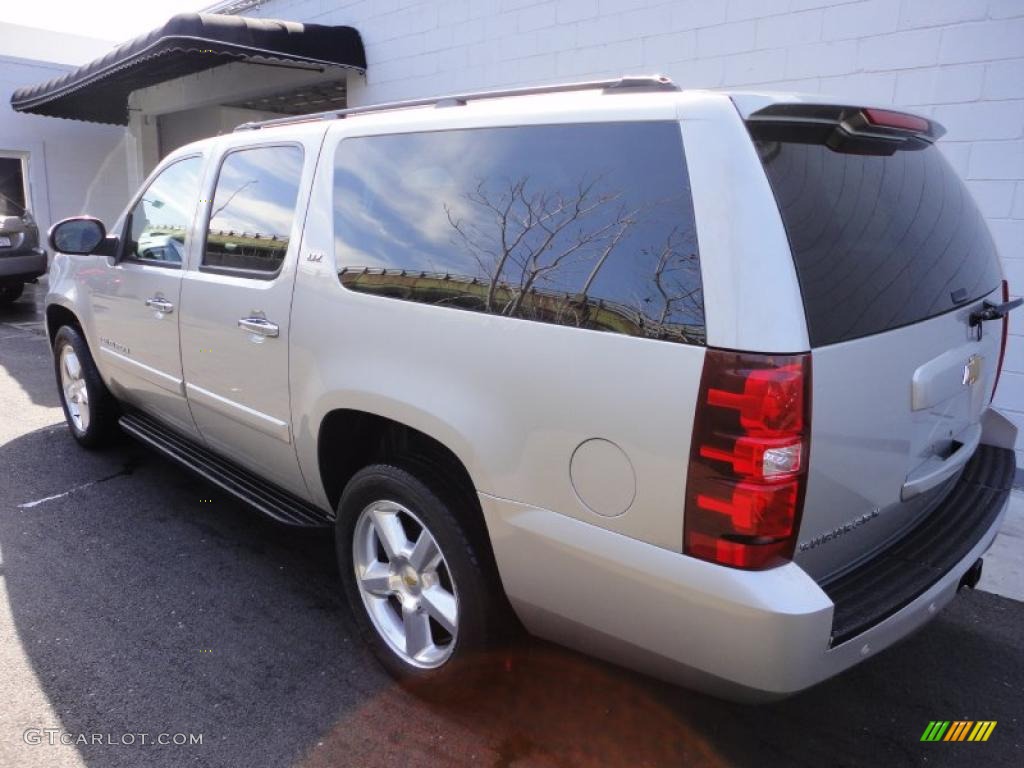 2007 Suburban 1500 LTZ 4x4 - Silver Birch Metallic / Ebony photo #6