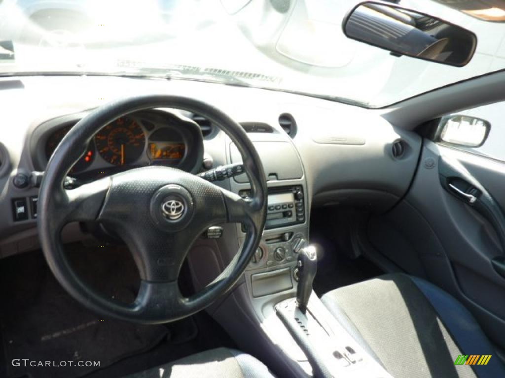 2002 Celica GT - Carbon Blue / Black/Blue photo #14