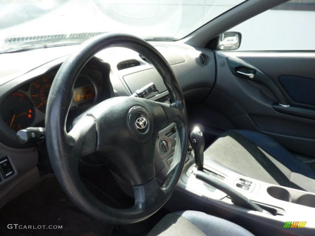 2002 Celica GT - Carbon Blue / Black/Blue photo #16