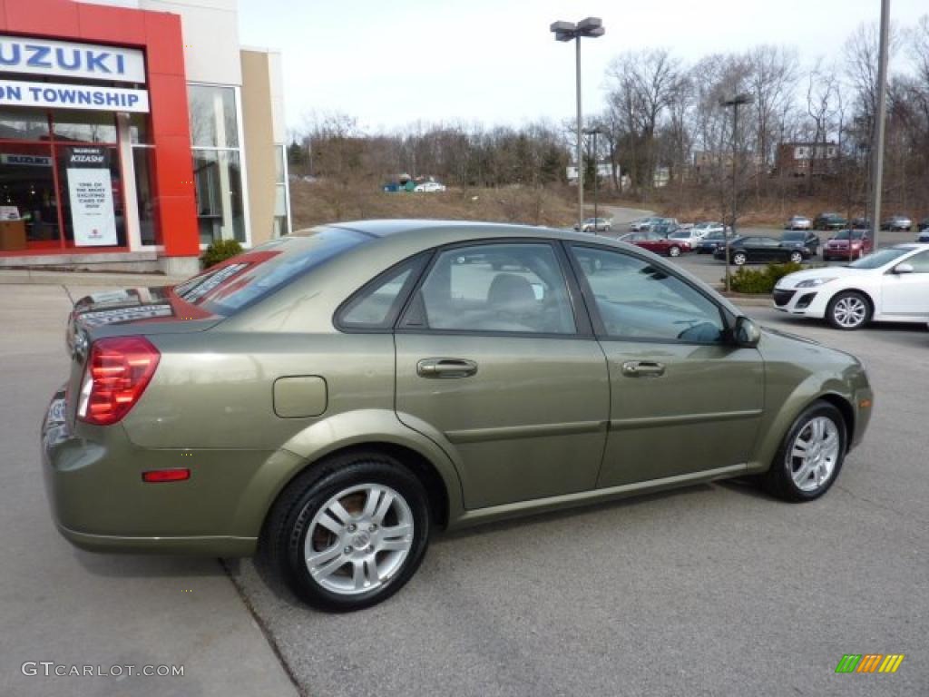 2006 Forenza Sedan - Desert Green Metallic / Grey photo #2