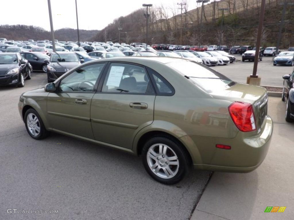 2006 Forenza Sedan - Desert Green Metallic / Grey photo #4