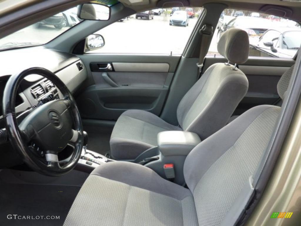 2006 Forenza Sedan - Desert Green Metallic / Grey photo #8