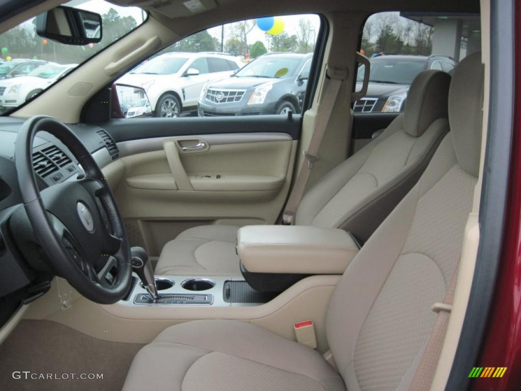 Tan Interior 2010 Saturn Outlook XE Photo #47284449