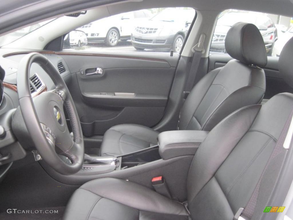 Ebony Interior 2011 Chevrolet Malibu LTZ Photo #47284731