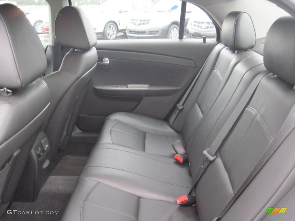 Ebony Interior 2011 Chevrolet Malibu LTZ Photo #47284788