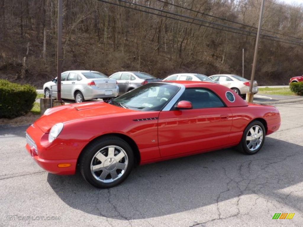 Torch Red 2003 Ford Thunderbird Premium Roadster Exterior Photo #47285001