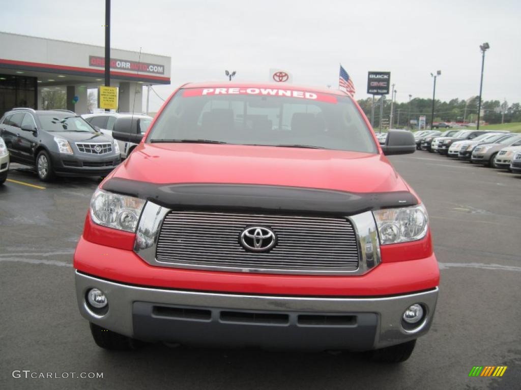 2008 Tundra SR5 TRD Double Cab - Radiant Red / Beige photo #8