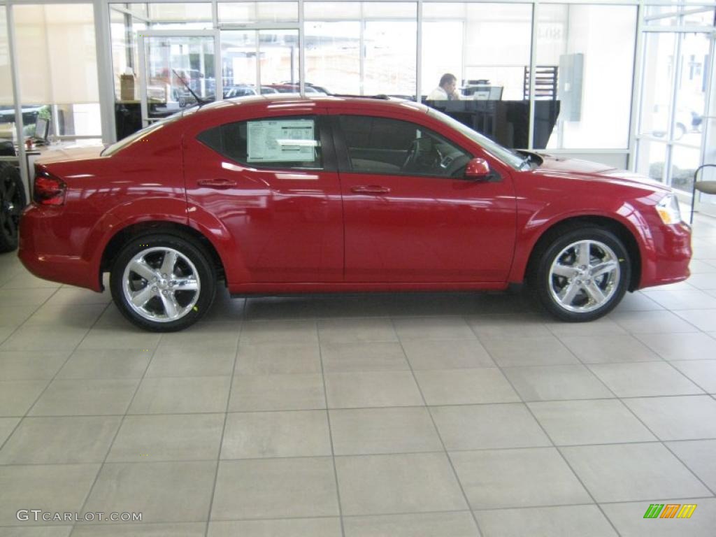 Redline 2 Pearl 2011 Dodge Avenger Lux Exterior Photo #47285754