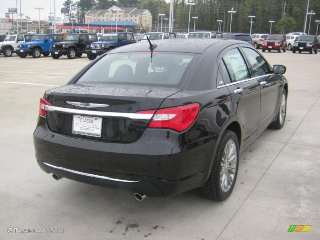 Brilliant Black Crystal Pearl 2011 Chrysler 200 Limited Exterior Photo #47286633