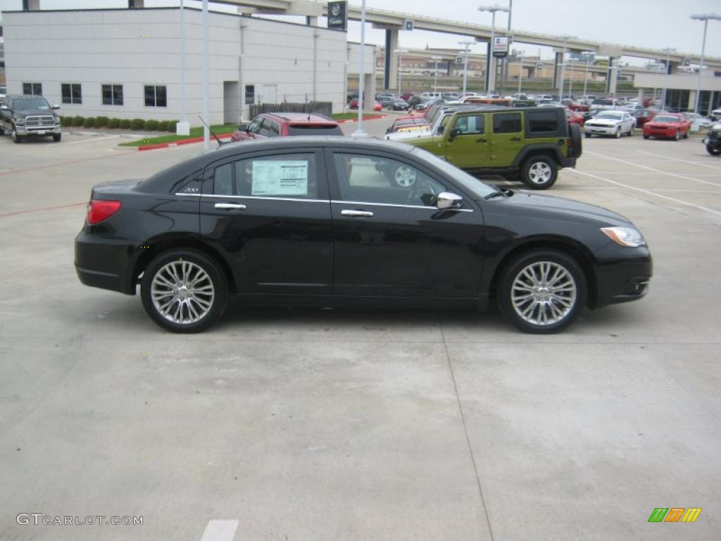 Brilliant Black Crystal Pearl 2011 Chrysler 200 Limited Exterior Photo #47286642