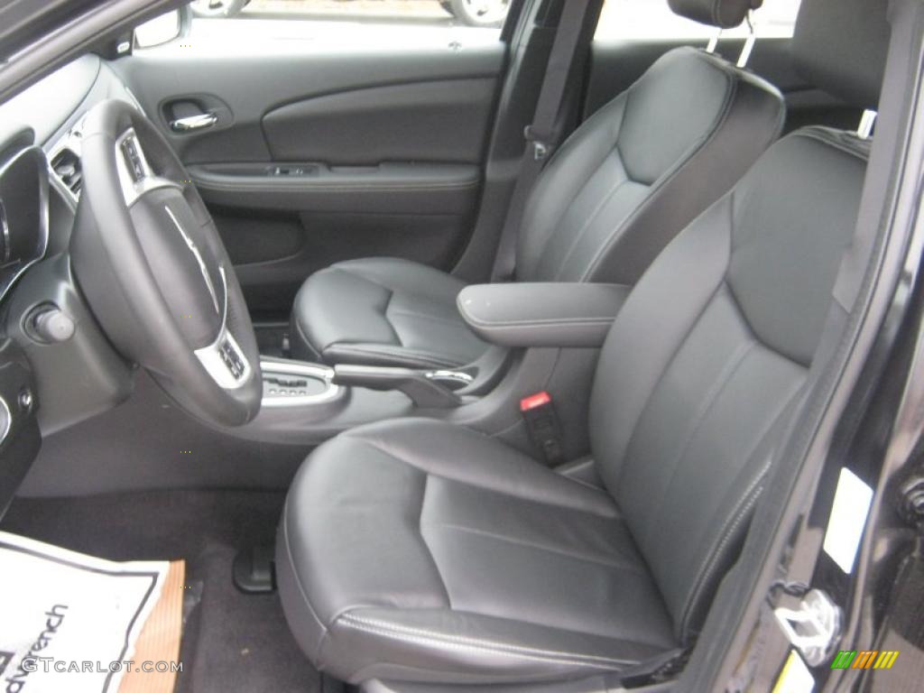 Black Interior 2011 Chrysler 200 Limited Photo #47286705