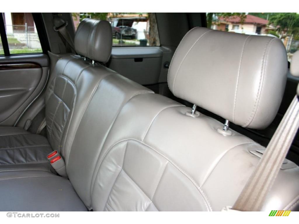 2001 Grand Cherokee Limited 4x4 - Silverstone Metallic / Agate/Light Taupe photo #41