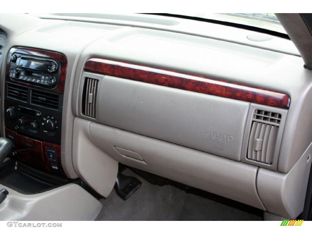 2001 Grand Cherokee Limited 4x4 - Silverstone Metallic / Agate/Light Taupe photo #52