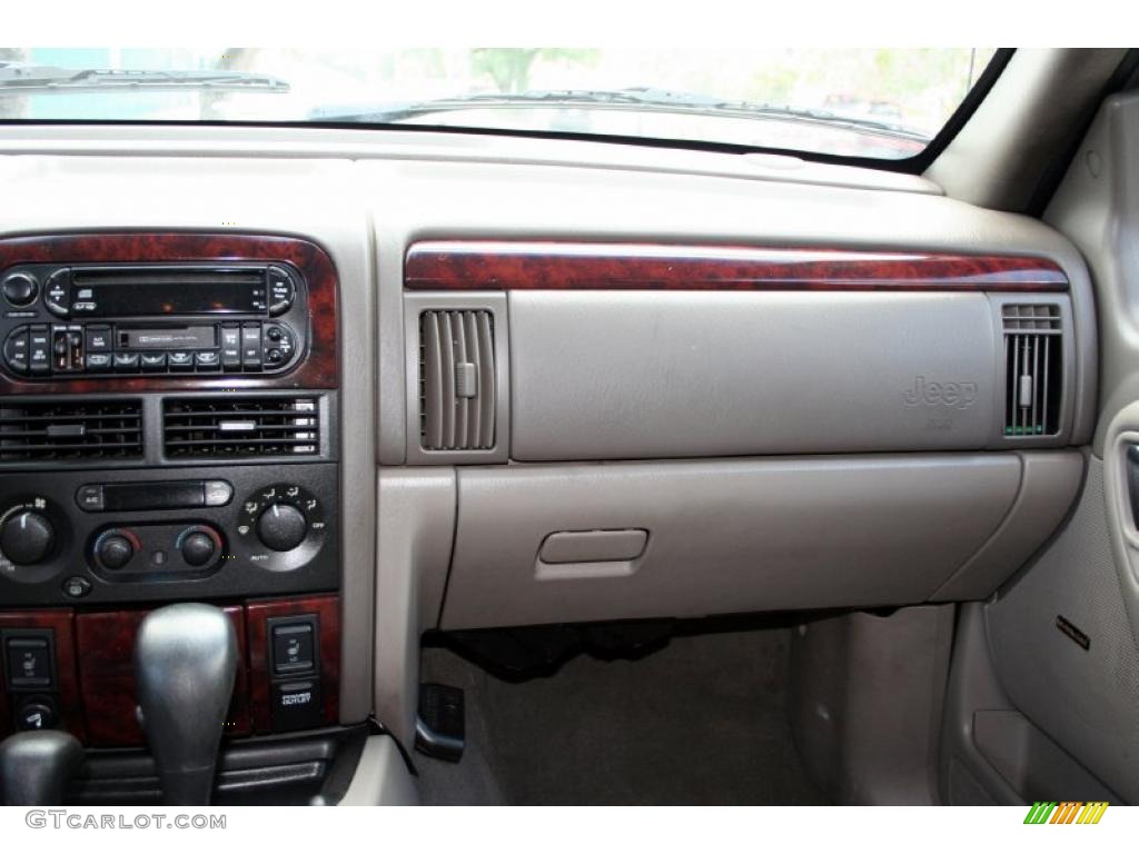 2001 Grand Cherokee Limited 4x4 - Silverstone Metallic / Agate/Light Taupe photo #56