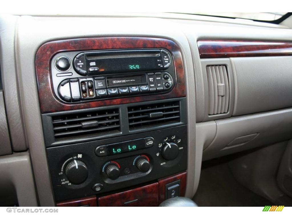 2001 Grand Cherokee Limited 4x4 - Silverstone Metallic / Agate/Light Taupe photo #71