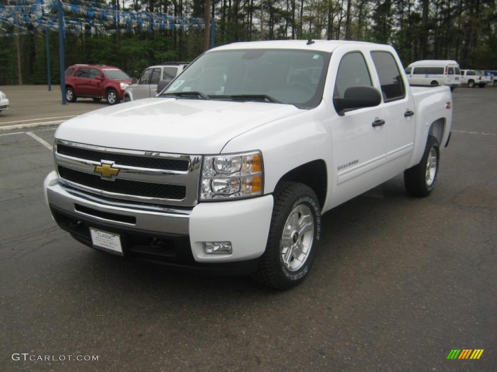 2011 Silverado 1500 LT Crew Cab 4x4 - Summit White / Ebony photo #1