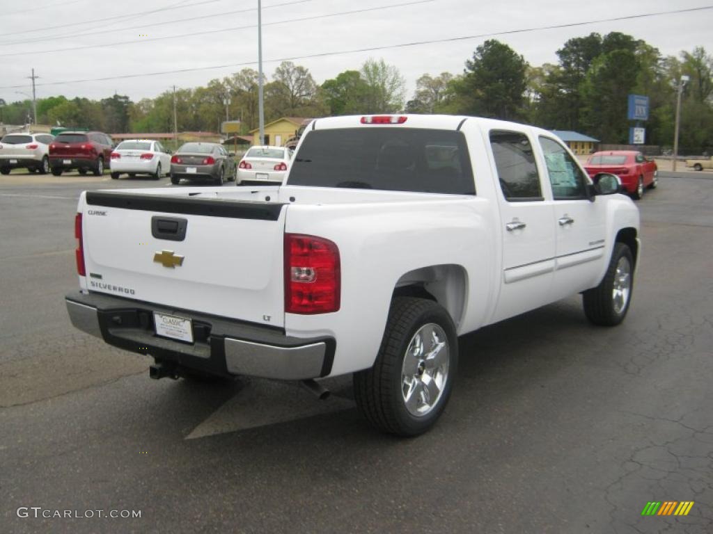 2011 Silverado 1500 LT Crew Cab - Summit White / Ebony photo #5