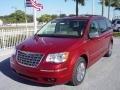 2009 Inferno Red Crystal Pearl Chrysler Town & Country Limited  photo #2
