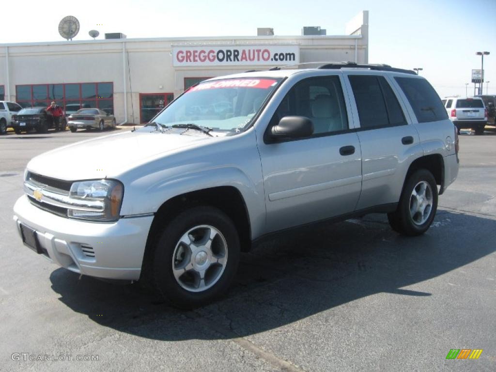 2007 TrailBlazer LS - Moondust Metallic / Light Gray photo #1