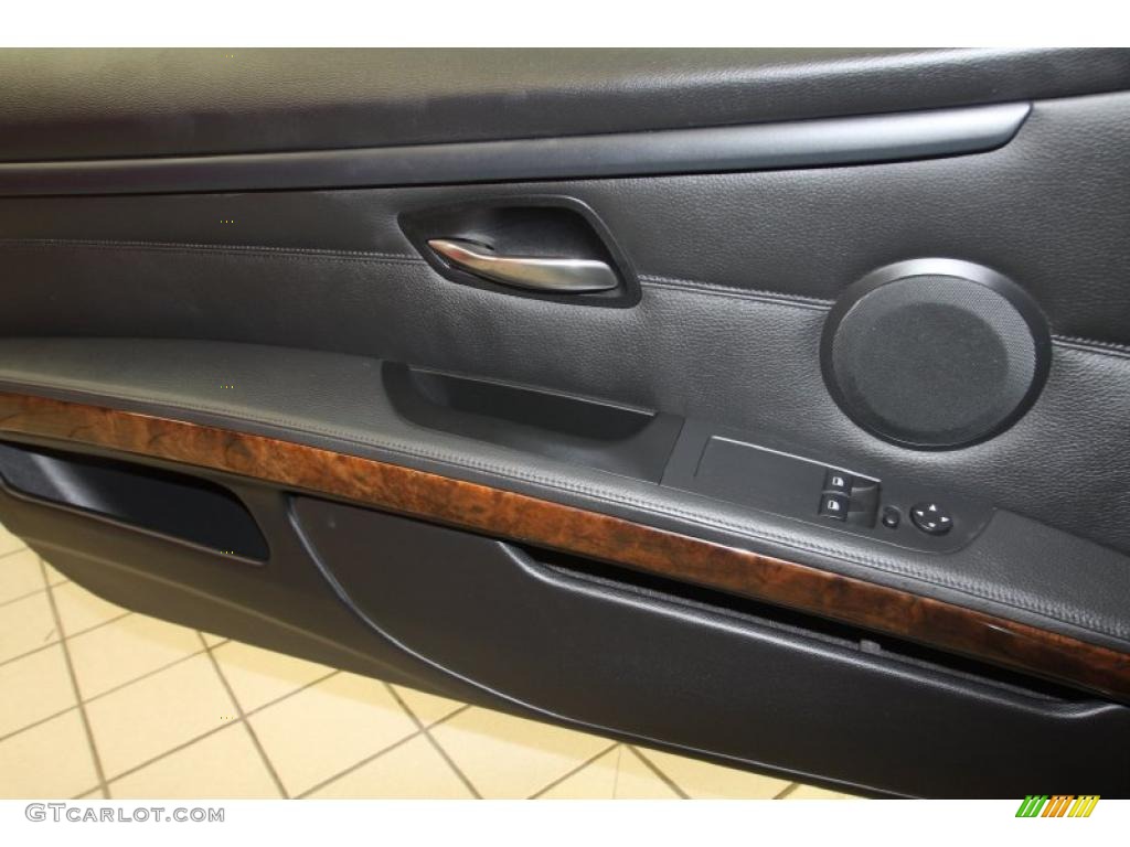 2008 3 Series 328i Coupe - Jet Black / Black photo #35