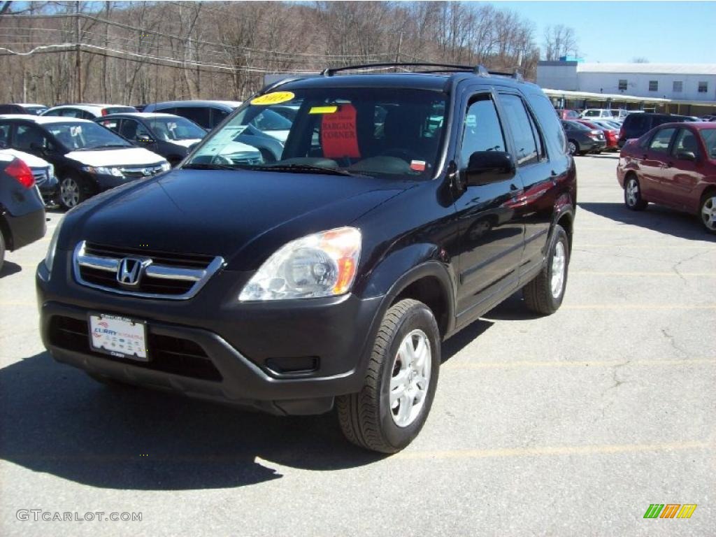 2003 CR-V EX 4WD - Nighthawk Black Pearl / Black photo #28