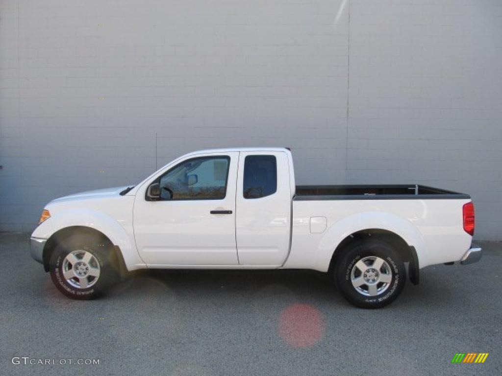 Avalanche White 2007 Nissan Frontier SE King Cab 4x4 Exterior Photo #47290674