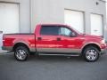 2006 Bright Red Ford F150 Lariat SuperCrew 4x4  photo #4