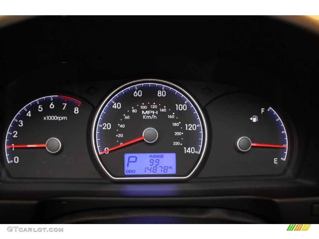 2010 Hyundai Elantra SE Gauges Photo #47292875