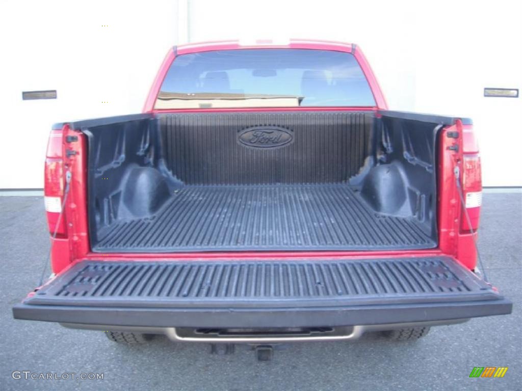 2006 F150 Lariat SuperCrew 4x4 - Bright Red / Tan photo #10