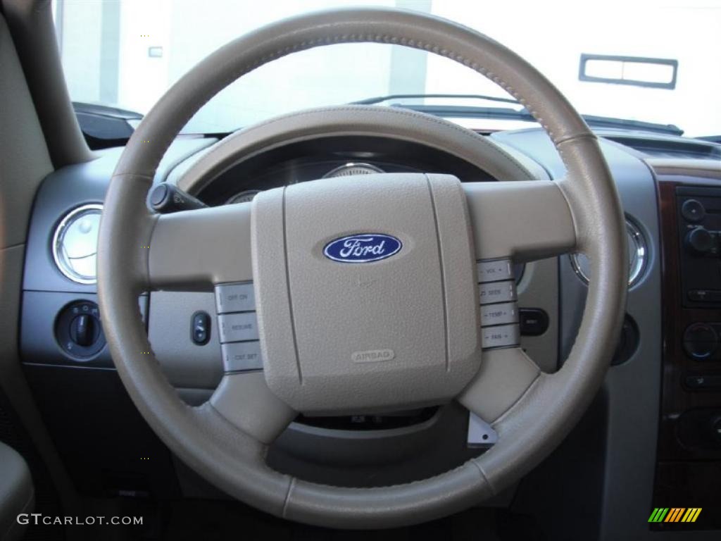 2006 F150 Lariat SuperCrew 4x4 - Bright Red / Tan photo #11